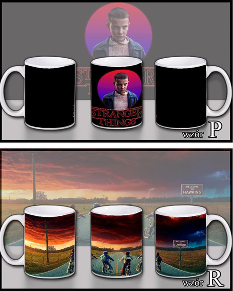 KUBEK STRANGER THINGS+ IMIĘ GRATIS, PREZENT