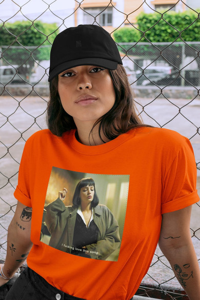 Koszulka z naszywką Uma Thurman Song