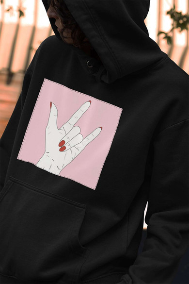 Bluza z naszywką Sweet Metal Gesture