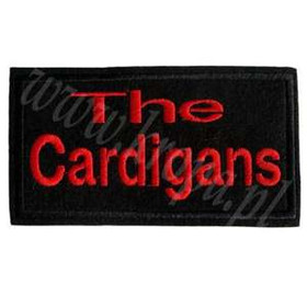 Naszywka THE CARDIGANS (czerwona) 02