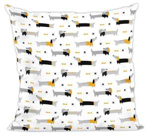 Poduszka pies, piesek jamnik wzorek