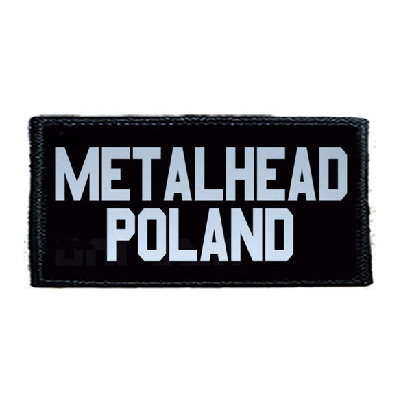 Naszywka  METALHEAD POLAND