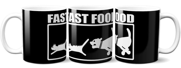 Kubek FAST FOOD na Prezent +imię