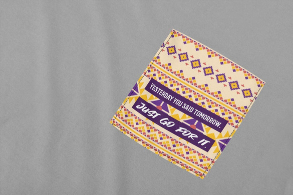 Koszulka z kieszonką JUST GO FOR IT. 03