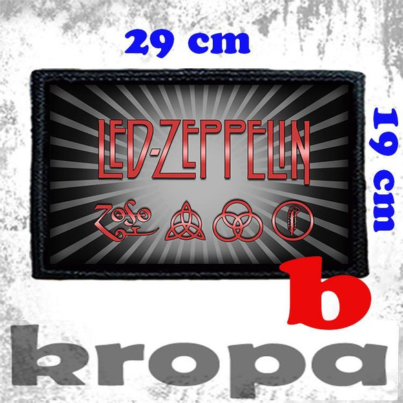 Naszywka duża na ubranie LED ZEPPELIN