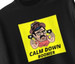 Bluza z naszywką Calm down boomer