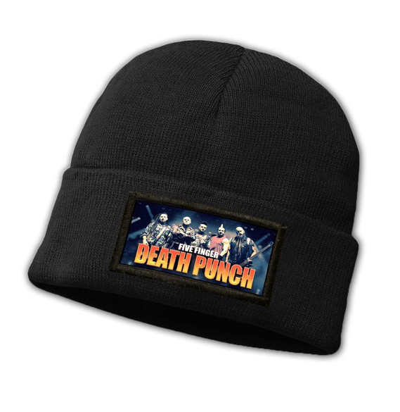 Czapka zimowa z naszywką FIVE FINGER DEATH PUNCH