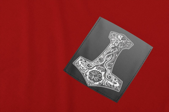 Koszulka z kieszonką Młot Thora