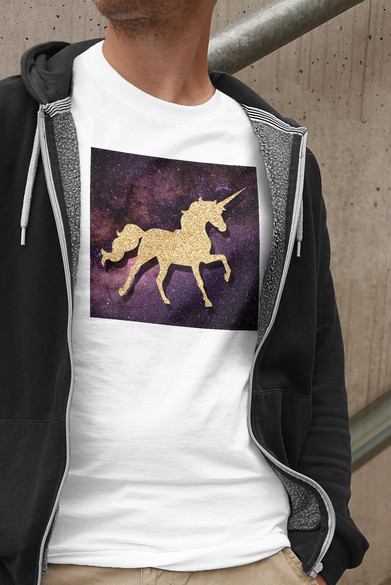 Koszulka z naszywką Unicorne 03