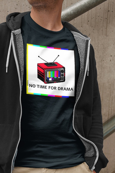 Koszulka z naszywką No time for drama