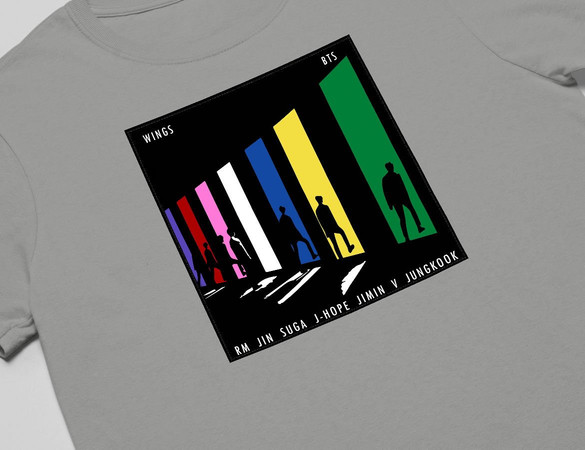 Koszulka z naszywką BTS Wings