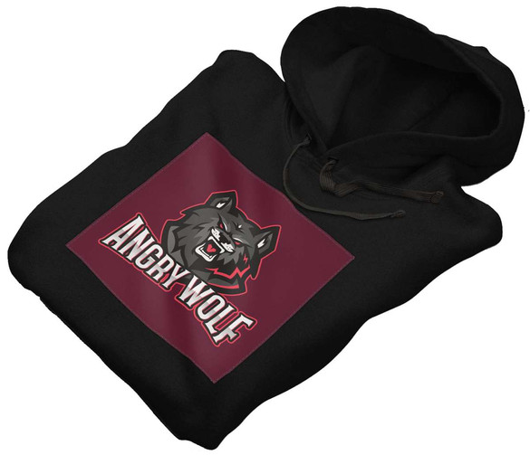 Bluza z naszywką Angry Wolf