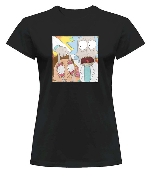 Bluzka damska z naszywką Rick and Morty 04