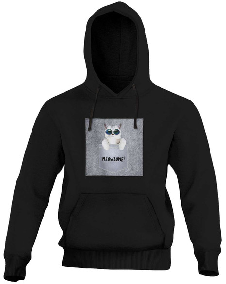Bluza z naszywką Meowsomepocket