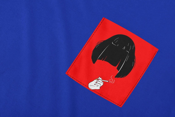 Koszulka z kieszonką PULP FICTION MIA