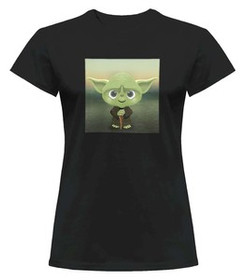 Bluzka damska z naszywką YODA Star Wars