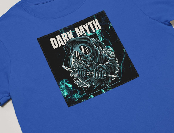 Koszulka z naszywką  DARK MYTH