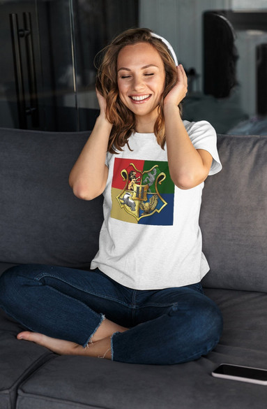 Bluzka damska z naszywką Harry Potter logo