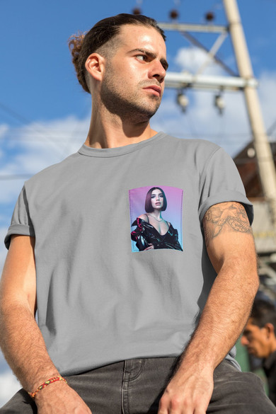 Koszulka z kieszonką DUA LIPA