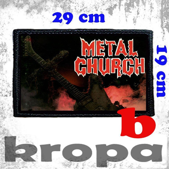 Naszywka duża na ubranie METAL CHURCH