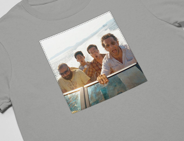 Koszulka z naszywką Kac Vegas squad 01