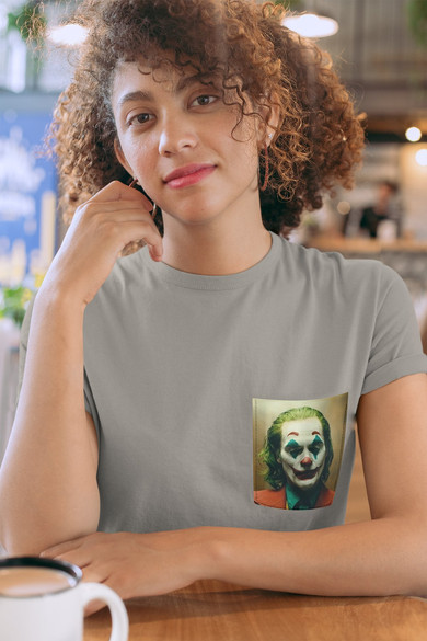 Koszulka z kieszonką JOKER FACE 1