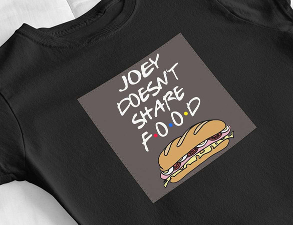 Bluzka damska z naszywką Friends food