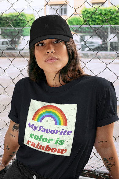 Koszulka z naszywką Favourite colour