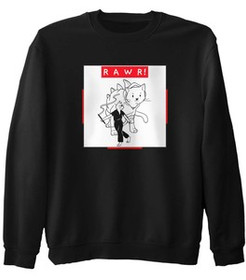 Bluza z naszywką  RAWR !