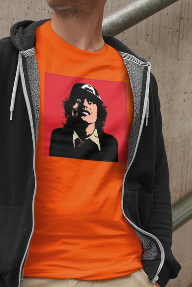 Koszulka z naszywką AC/DC Angus Young