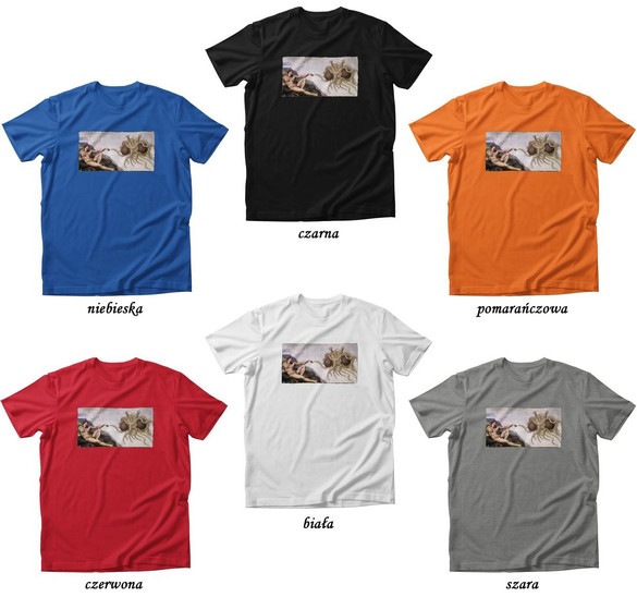 Koszulka Latający Potwór Spaghetti + Twój napis