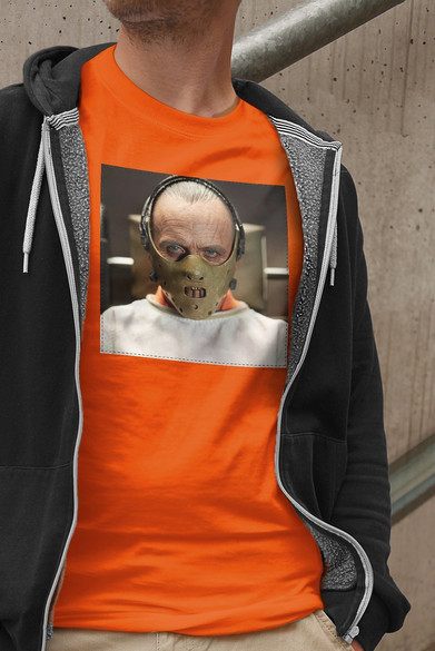 Koszulka z naszywką Hannibal Lecter