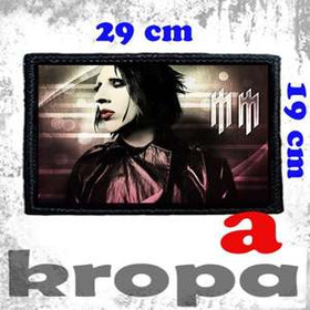 Naszywka duża na ubranie MARILYN MANSON