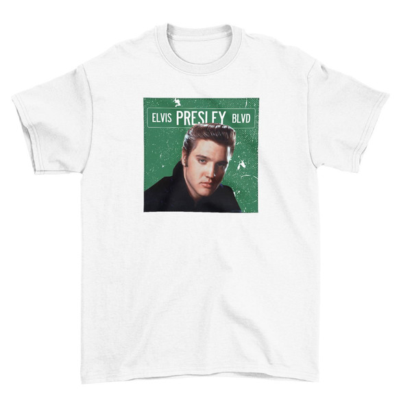 Koszulka z naszywką Elvis Presley 03