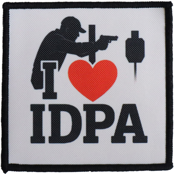 Naszywka dla strzelca I LOVE IDPA