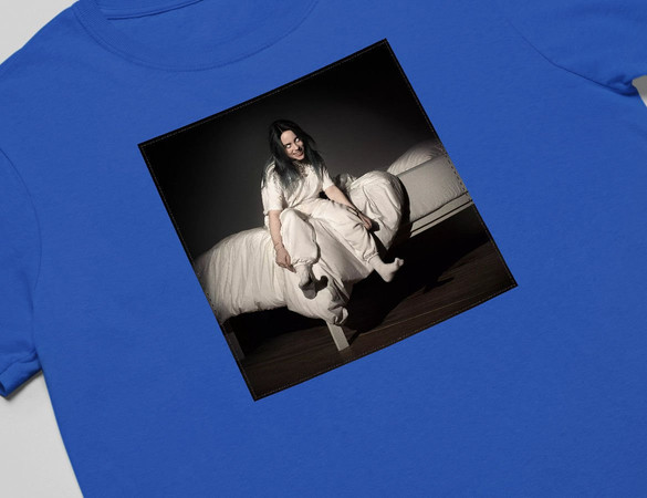 Koszulka z naszywką Billie Eilish 01