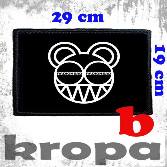 Naszywka duża na ubranie RADIOHEAD