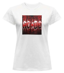 Bluzka damska z naszywką AC/DC Black Ice