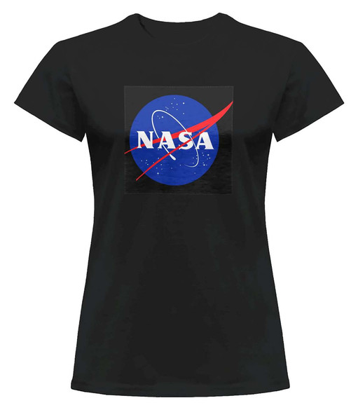 Bluzka damska z naszywką NASA logo