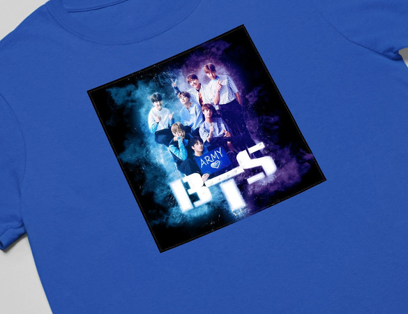 Koszulka z naszywką BTS Army 01