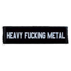 Naszywka  HEAVY FUCKING METAL