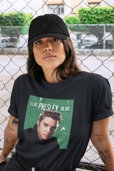 Koszulka z naszywką Elvis Presley 03