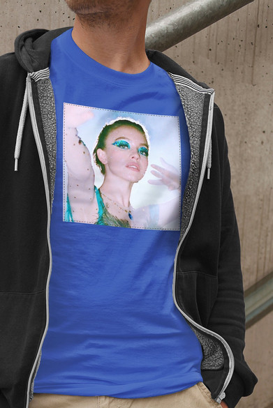 Koszulka z naszywką Euphoria Cassie