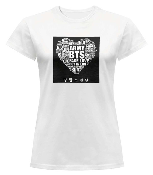 Bluzka damska z naszywką BTS Army