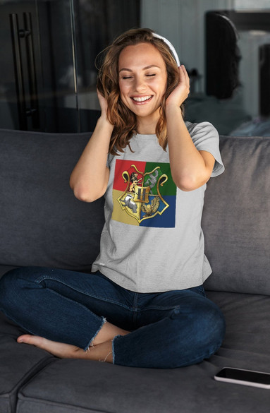 Bluzka damska z naszywką Harry Potter logo