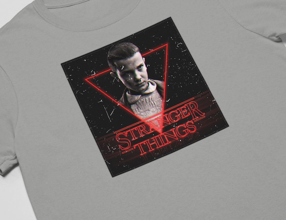 Koszulka z naszywką Stranger Things Eleven