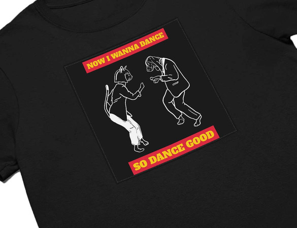 Koszulka z naszywką Now I Wanna Dance...
