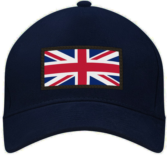 Czapka FLAGA UK bejsbolówka z naszywką