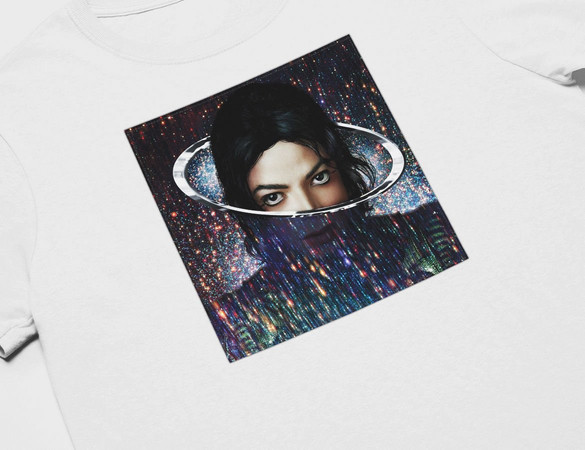 Koszulka z naszywką Michael Jackson 07