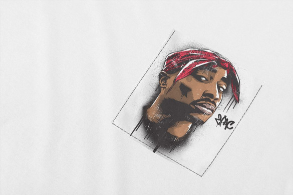 Koszulka z kieszonką TUPAK 03